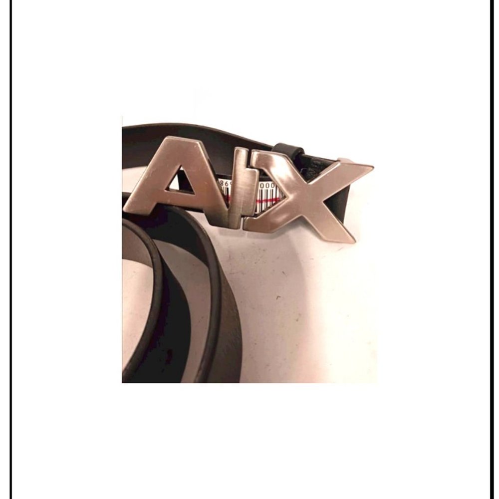 New Rare & Unique Armani Exchange Genuine Leather Belt, 36